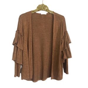 Entro Ruffled Arm Cardigan 